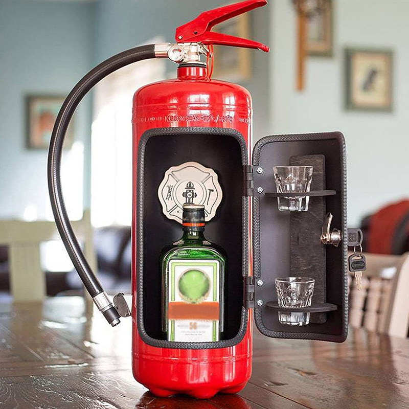 Fire Extinguisher Small - 소화기 모양 와인 상자 장식품 미니
