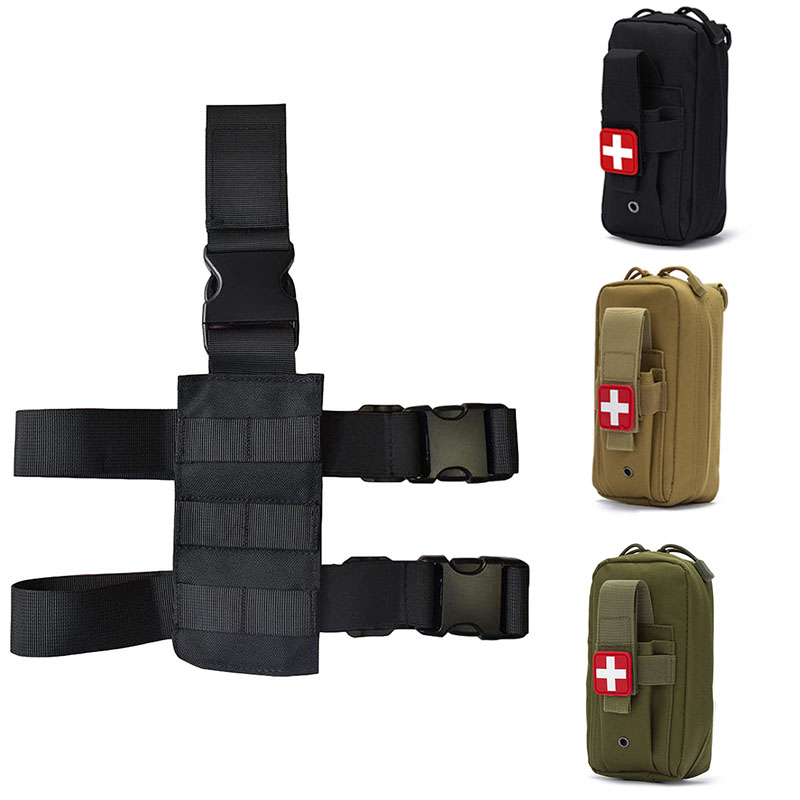 First Aid Bag Kit - 전술 허벅지 몰 리그 EDC 파우치,