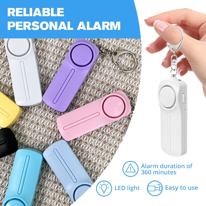 Personal Alarm Keychain - 개인 보안 경보 자기 방어 휴대용