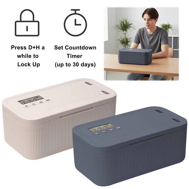 Medicine Cabinet Lock - 타이머가 있는 잠금 상자 전화기 보관함
