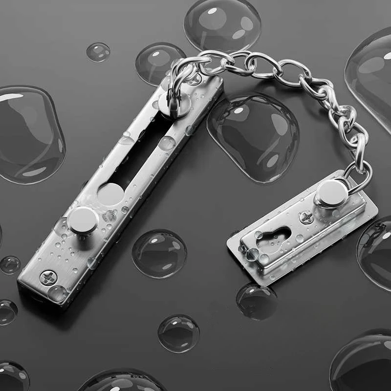 Security Chain Door - 드릴 필요 없는 스테인리스 스틸 보안