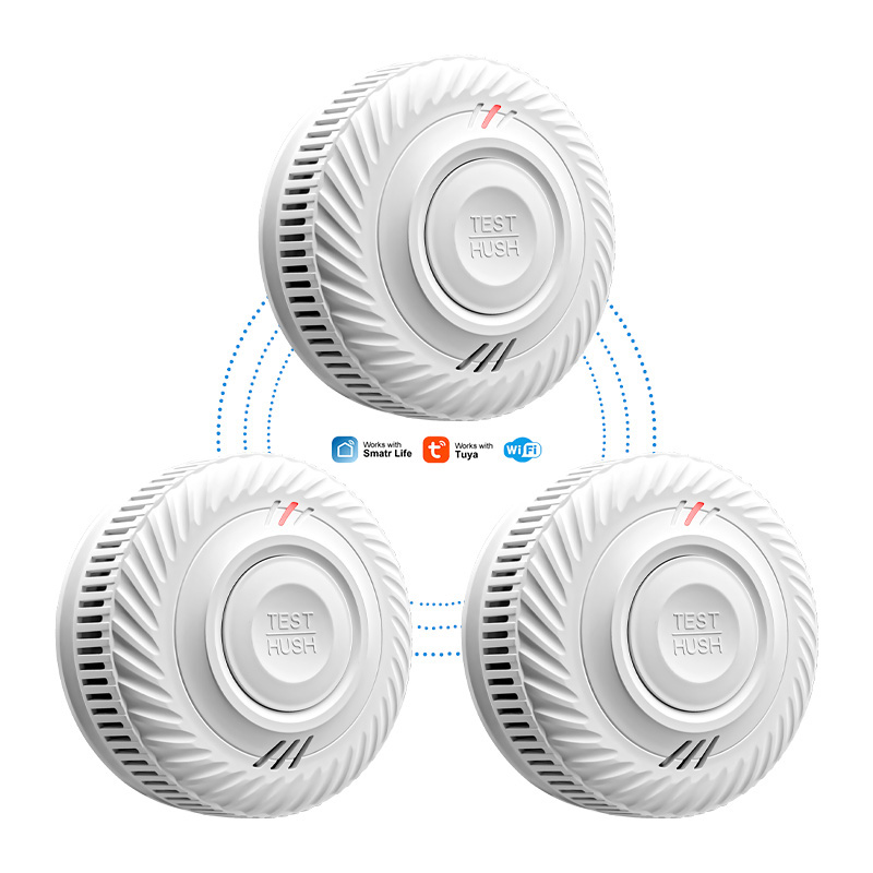 Smoke Detector Interconnected - 10년 배터리 수명 호텔용 스마트 무선