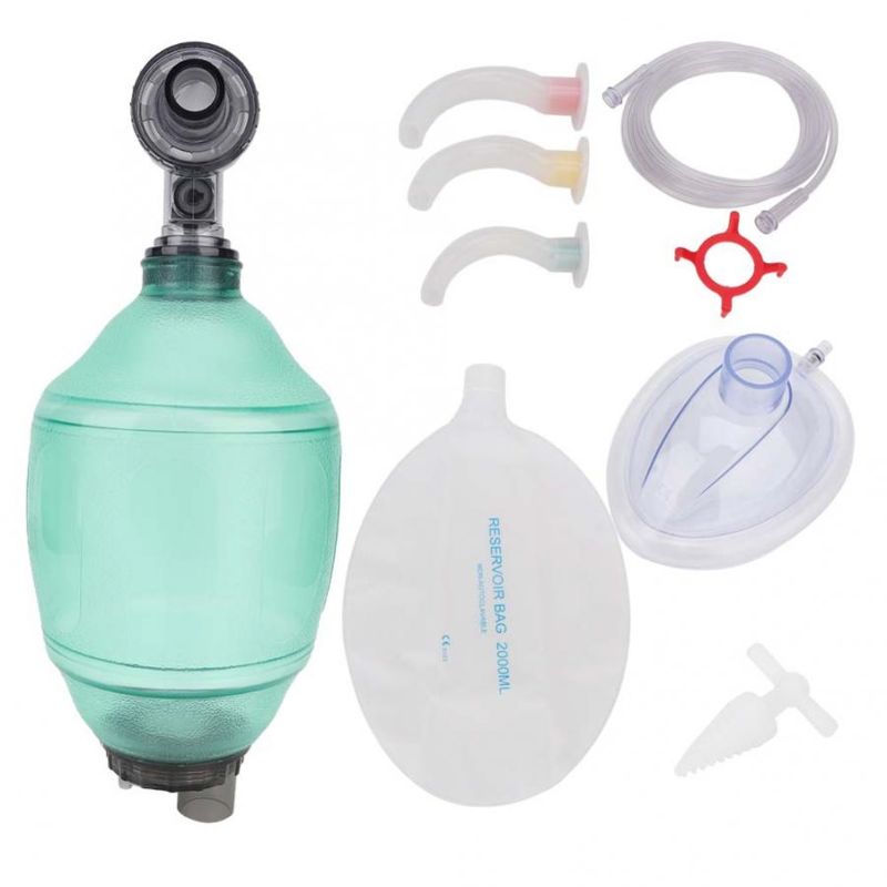 First Aid Bag Kit - 성인 수동 Resuscitator PVC Ambu 가방