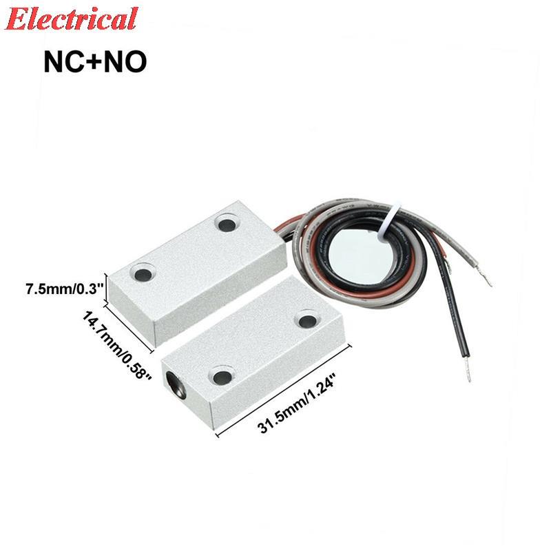 1pc NC+NO 알람 롤링 게이트 차고 문 접촉 자기 - Door Stop Alarm 리뷰 및 가격