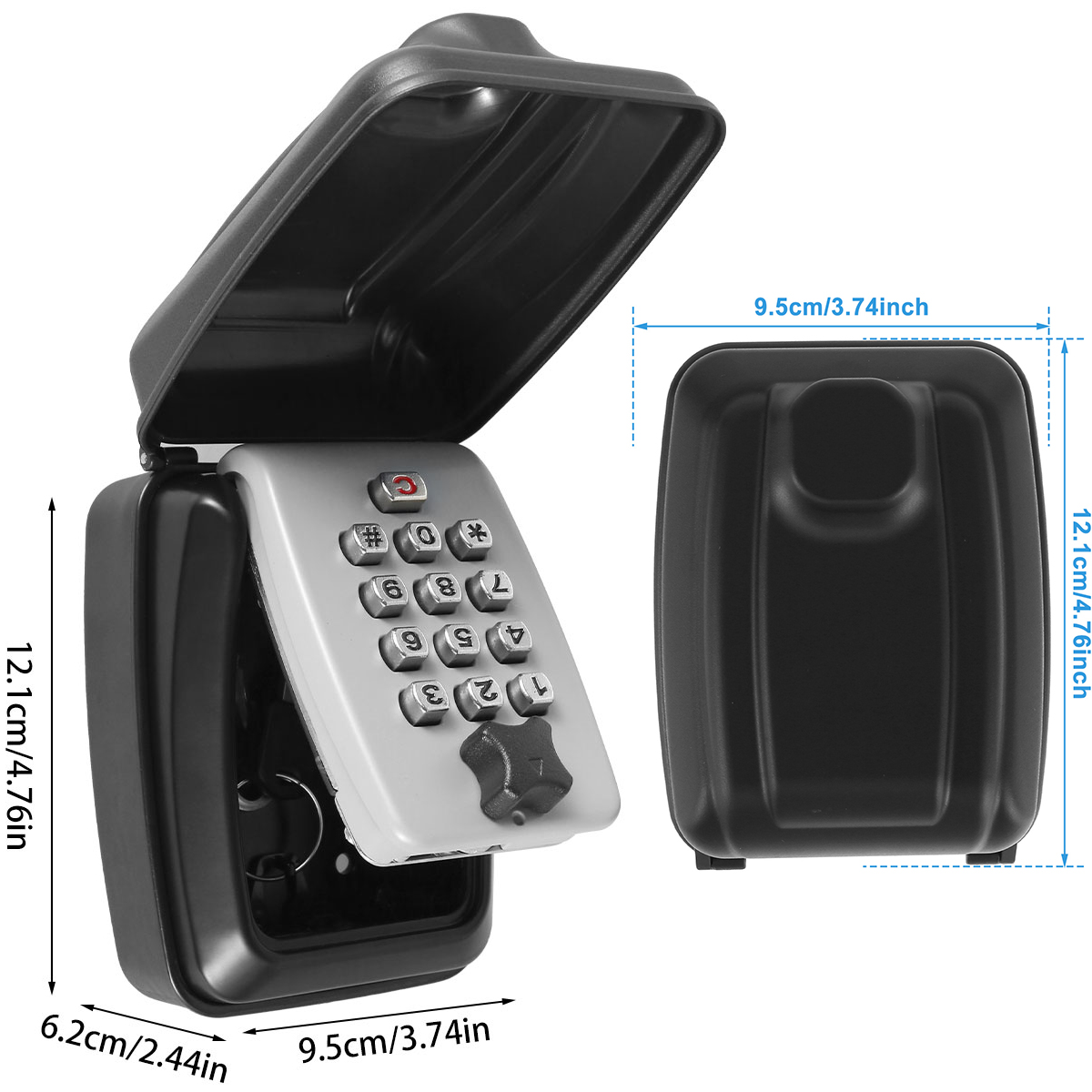벽 마운트 비밀 코드 보안 키 잠금 상자, 안전한 비밀 - Lockbox Key Secure 리뷰 및 가격
