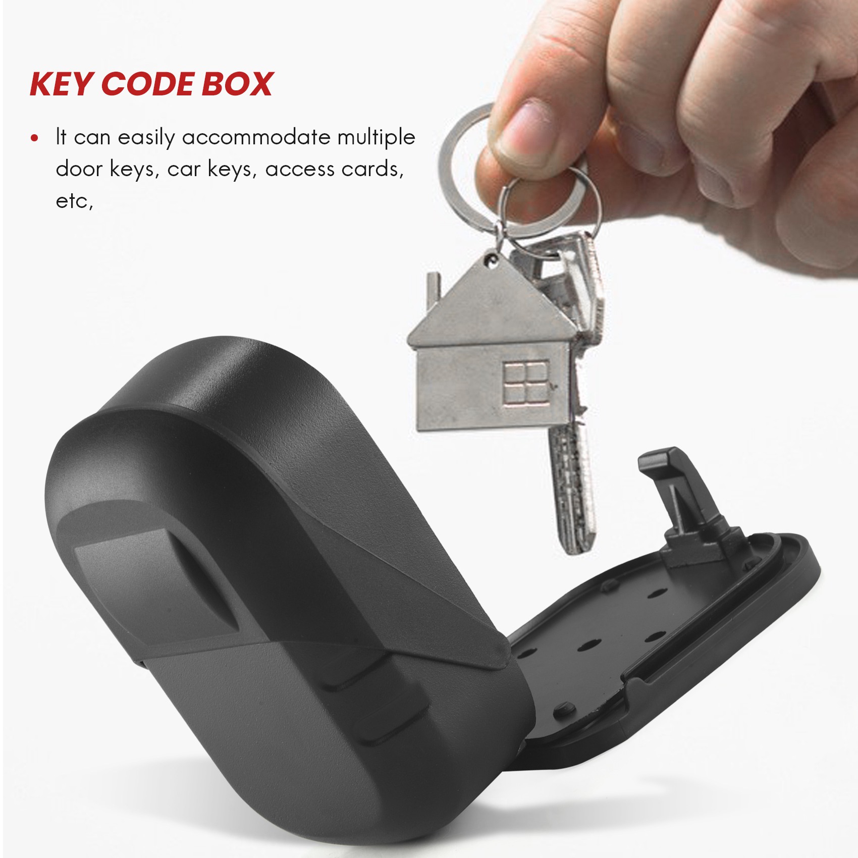 B27B 키 잠금 상자 벽 마운트 4 자리 조합 비바람 - Lockbox Key Secure 리뷰 및 가격