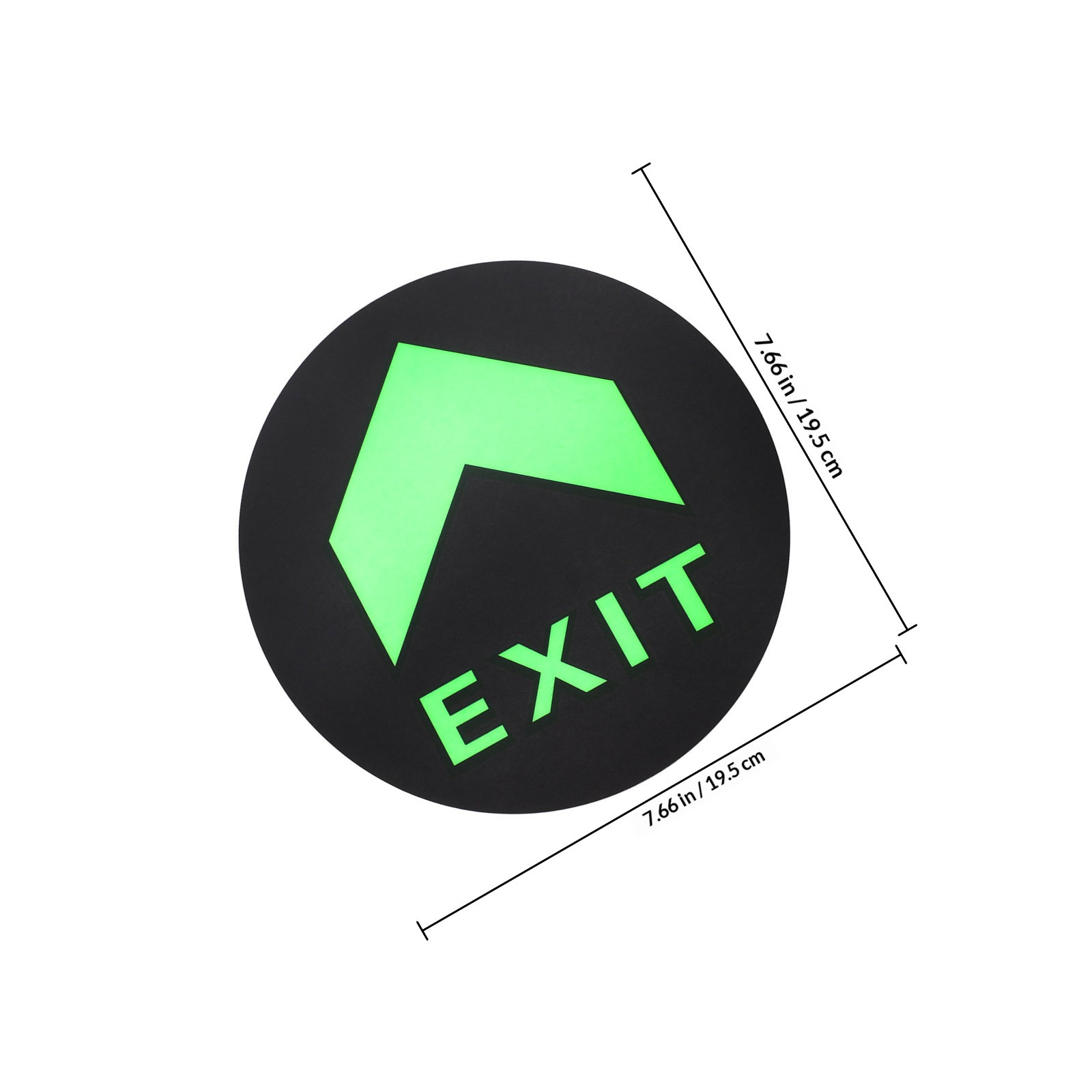 5개입 야광 안전 출구 표지판 야간 발광 바닥 스티커  - Emergency Exit Sign 리뷰 및 가격
