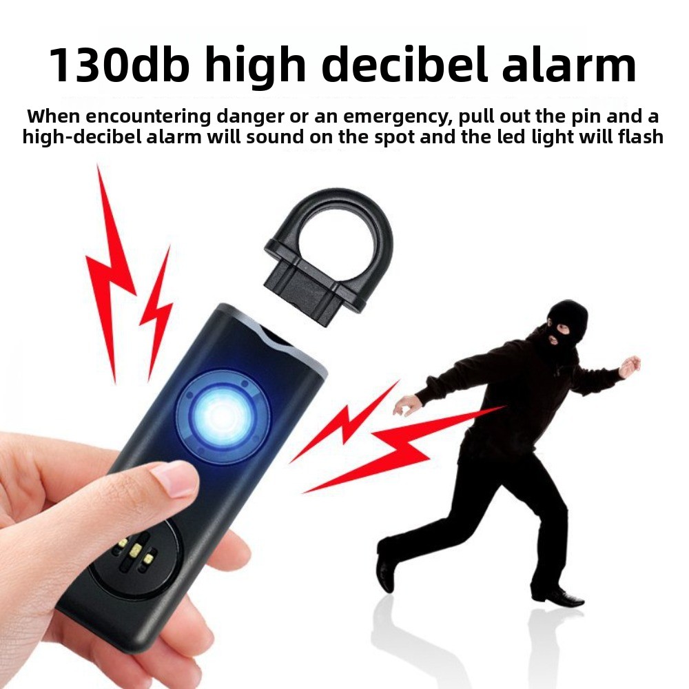130 높은 DB 안전 사운드 개인 경보기 배터리 부족 - Personal Alarm Keychain 리뷰 및 가격