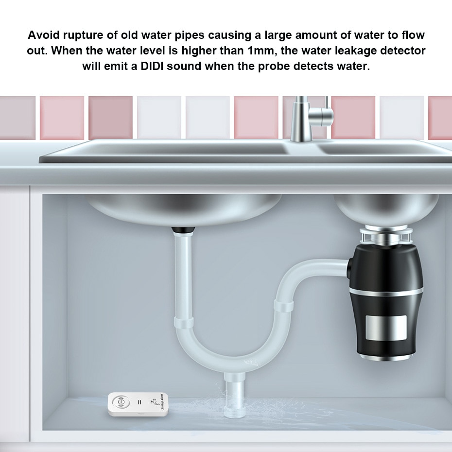 KERUI 무선 물 센서, 주방 욕실 지하실용 누수 감 - Water Alarm Sensor 리뷰 및 가격