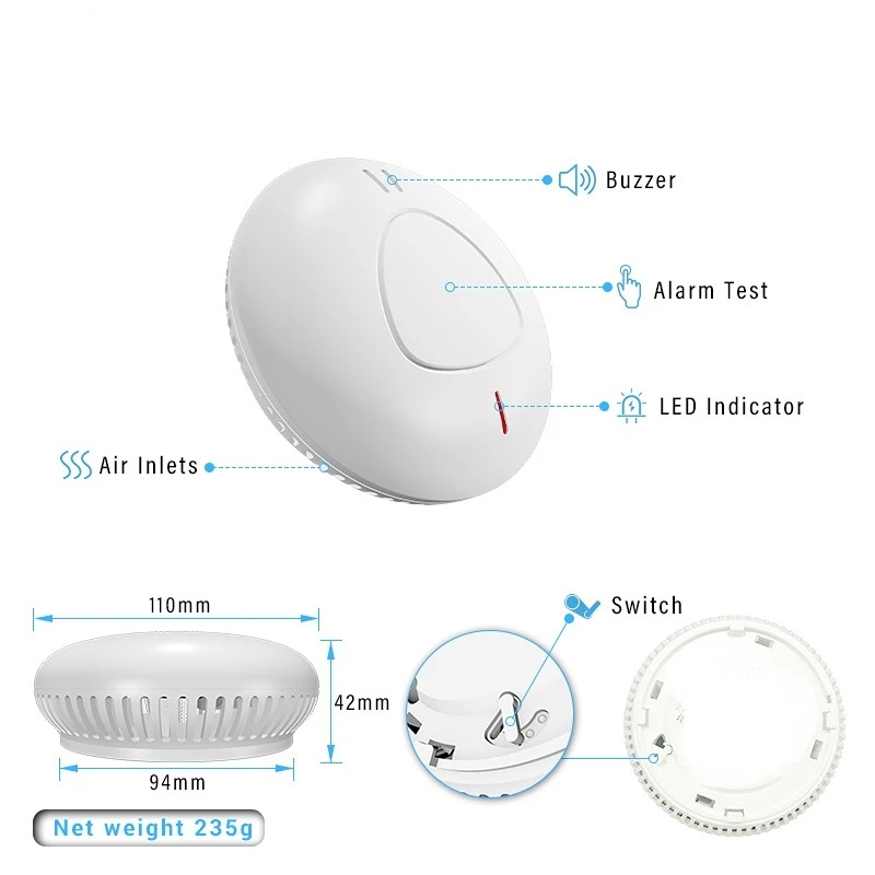 스마트 홈 보안 경보 시스템 연동형 화재 감지기 - Smoke Detector Interconnected 리뷰 및 가격