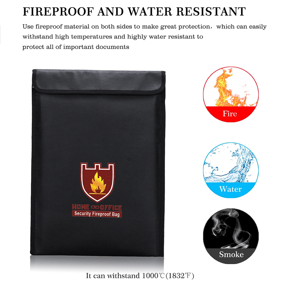 내화 및 방수 문서 가방, A4 파일 현금 여권 보석  - Fire Safe Document 리뷰 및 가격