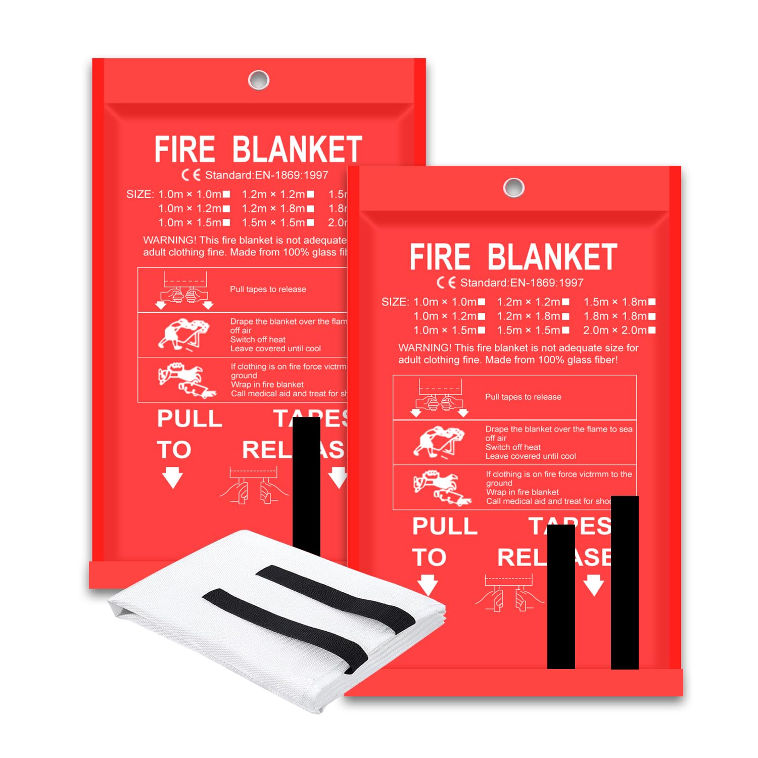 화재 담요 2 팩 2*2m/1.5*1.5m 가정용 주방 - Fire Blanket Kitchen 리뷰 및 가격
