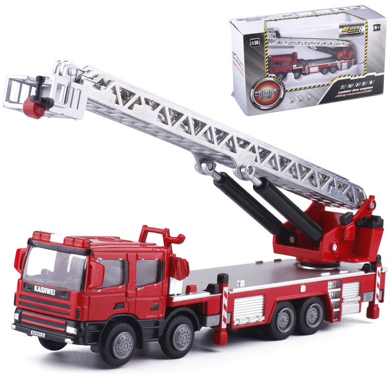 합금 1:50 사다리 소방차 모델, 고품질 절묘한 사다 - Fire Escape Ladder 리뷰 및 가격