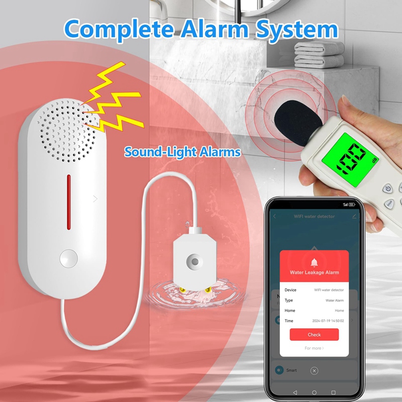물 감지기 알람, 스마트 물 센서, 앱 원격 기능이 있 - Water Alarm Sensor 리뷰 및 가격