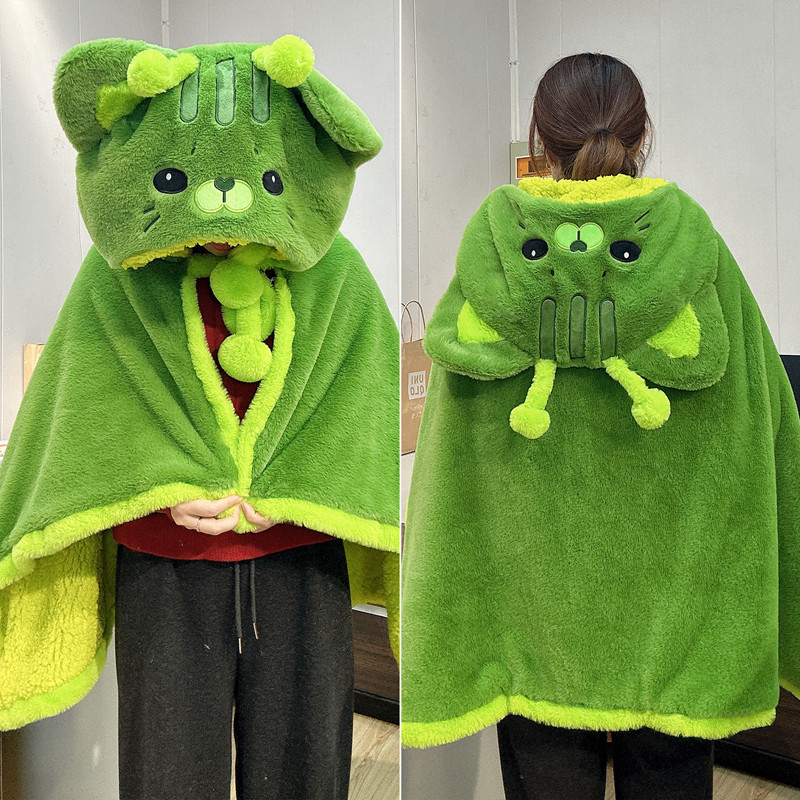 사랑스러운 플러시 소프트 망토 고양이 케이프 만화 망토 - Fire Blanket Kitchen 리뷰 및 가격