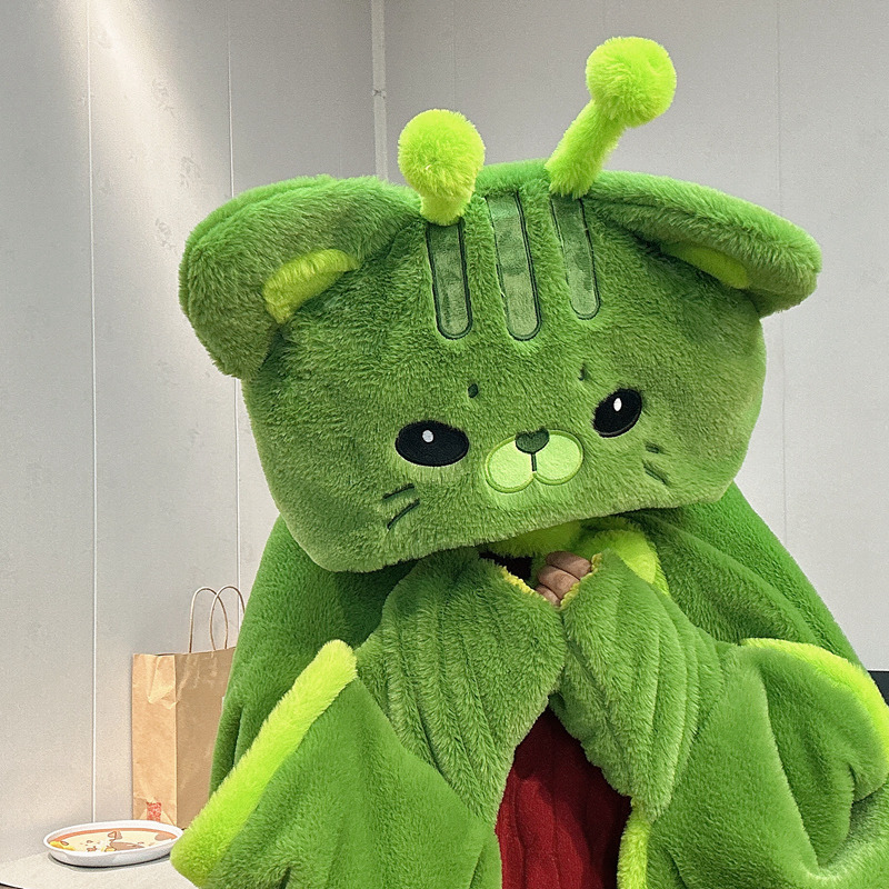사랑스러운 플러시 소프트 망토 고양이 케이프 만화 망토 - Fire Blanket Kitchen 리뷰 및 가격
