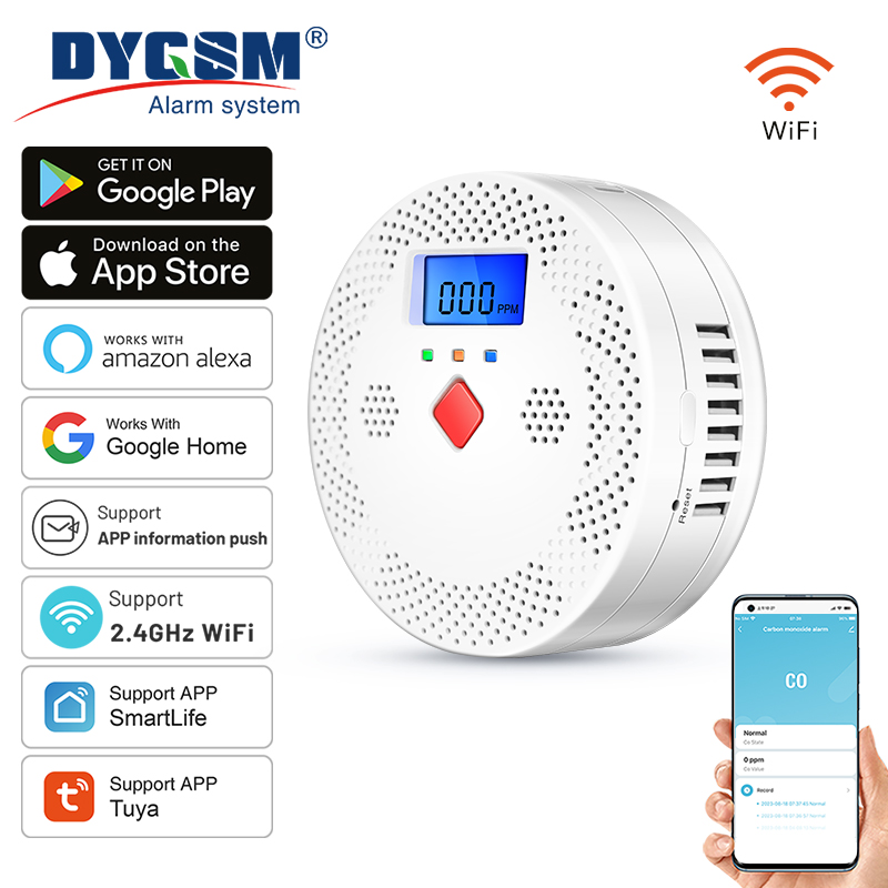 투야 와이파이 스마트 일산화탄소 감지기 알람, 사운드  - Co Detector Plug 리뷰 및 가격