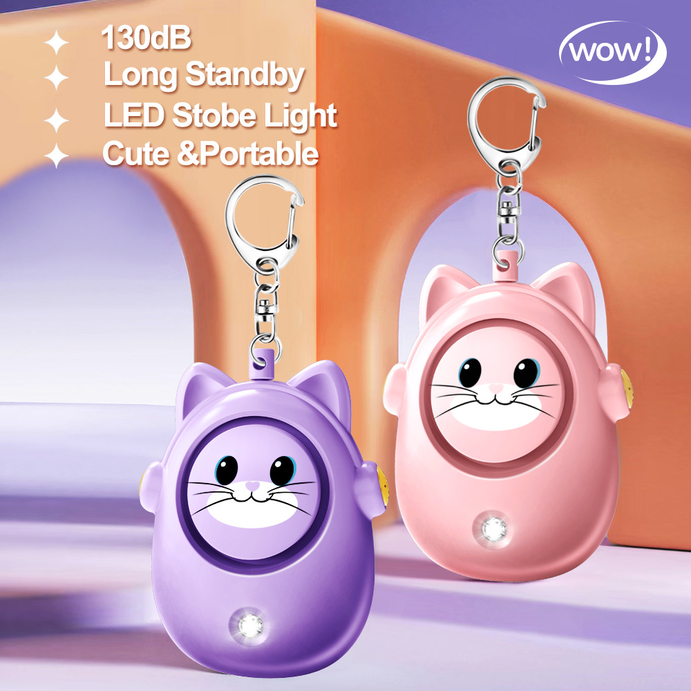 H8 2024 새로운 귀여운 고양이 개인 경보, 여성용 - Personal Alarm Keychain 리뷰 및 가격