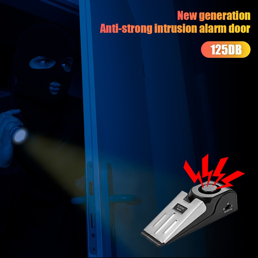 무선 도어 스톱 알람 시스템 125dB 고음 홈 보안  - Door Stop Alarm 리뷰 및 가격