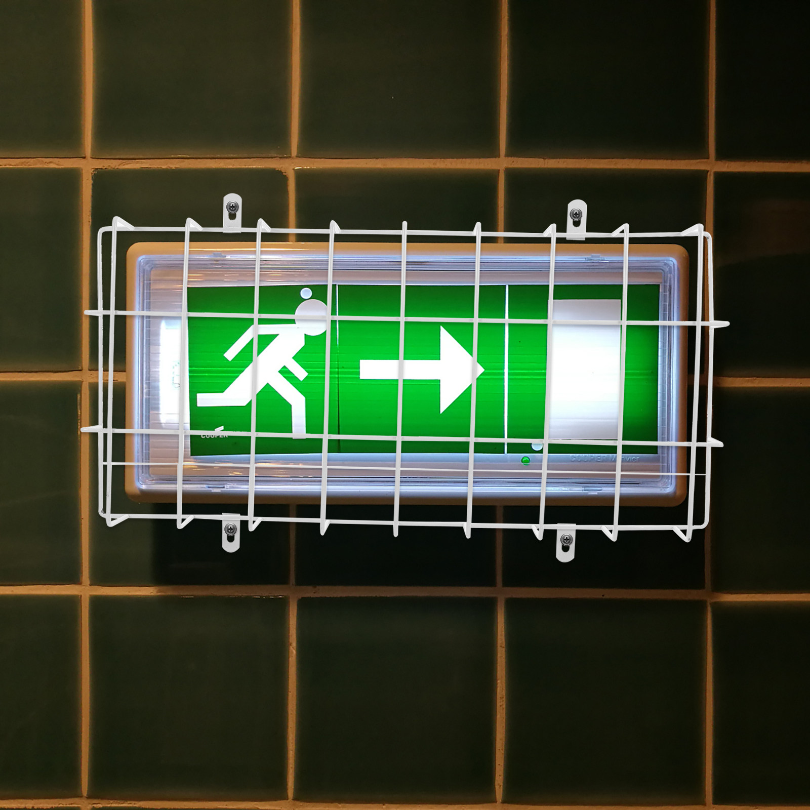 벽걸이형 금속 출구 표지판 보호 케이지 가드, 비상 조 - Emergency Exit Sign 리뷰 및 가격