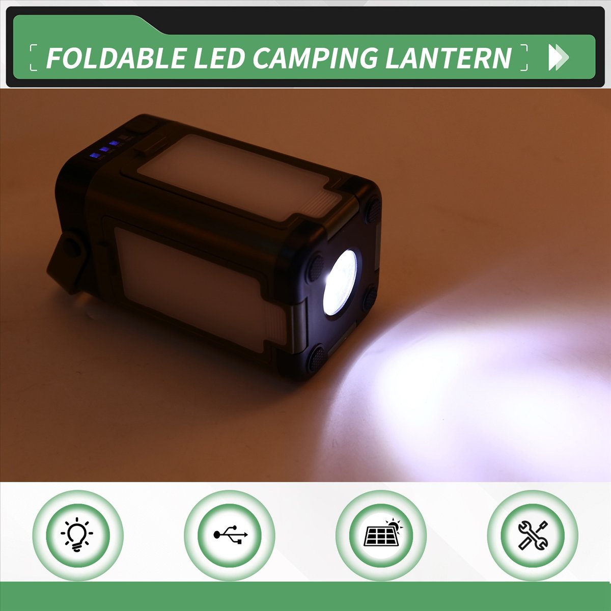 X08A 접이식 LED 캠핑 랜턴 태양열 충전 다기능  - Power Outage Light 리뷰 및 가격
