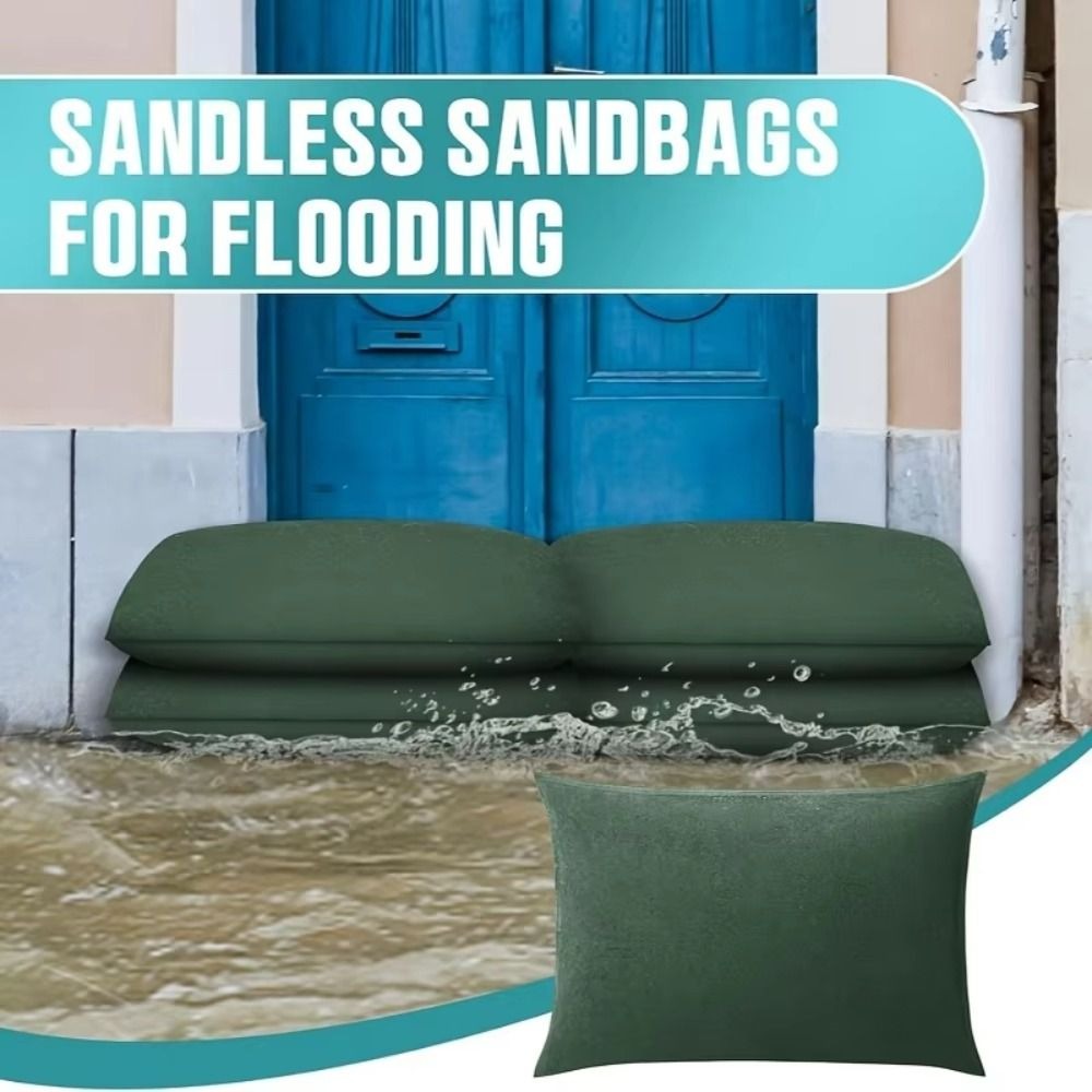 1개 재사용 가능한 흡수성 모래주머니 캔버스 그린 홍수 - Flood Barrier Bag 리뷰 및 가격