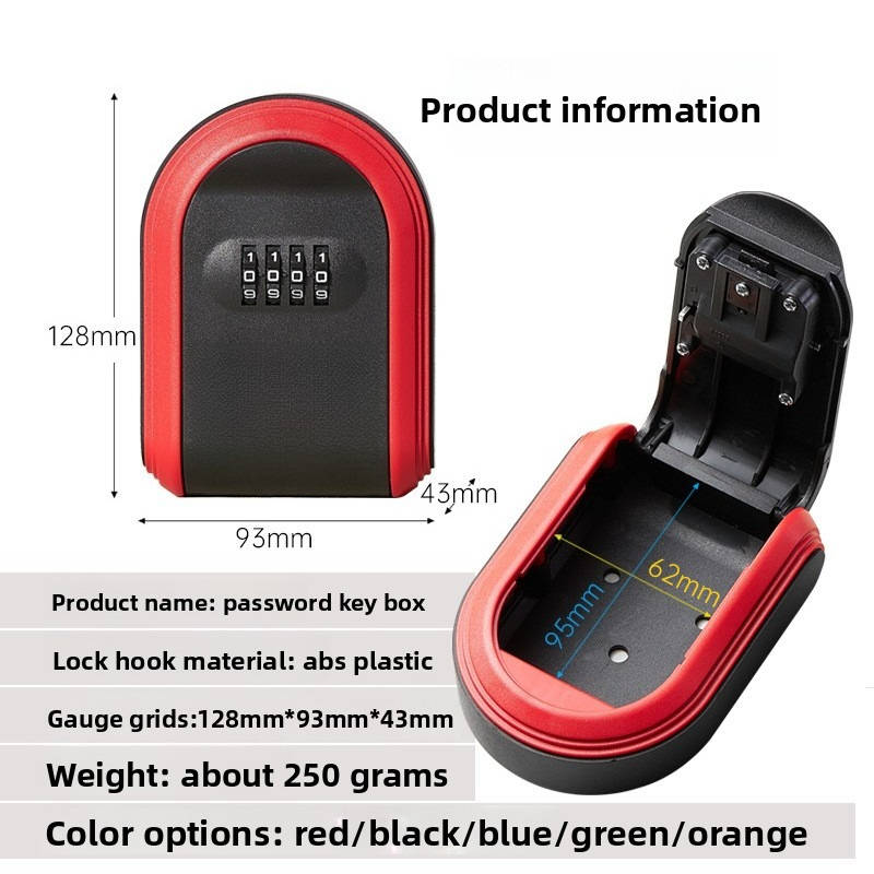 비밀번호 잠금 장치가 있는 플라스틱 키 박스, 가정용  - Lockbox Key Secure 리뷰 및 가격