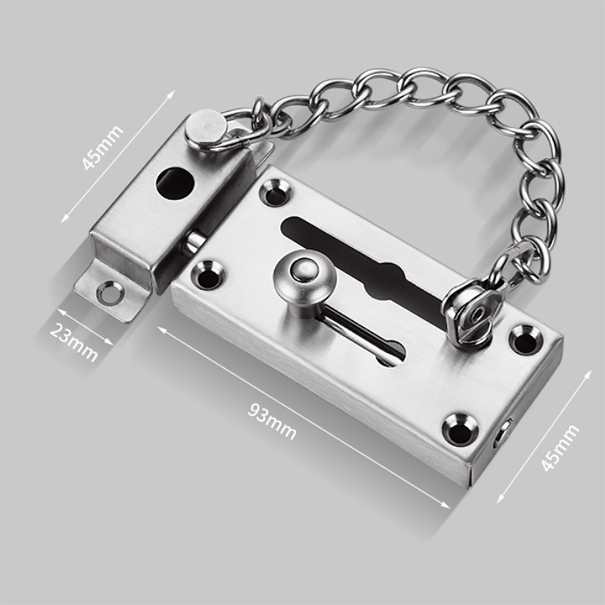 안전성과 내구성이 뛰어난 하드웨어 도난 방지 체인이 포 - Security Chain Door 리뷰 및 가격