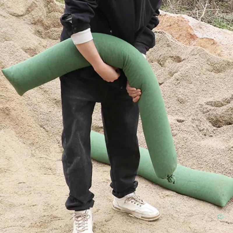 헤비 듀티 홍수 방지용 모래주머니 재사용 가능한 캔버스 - Flood Barrier Bag 리뷰 및 가격