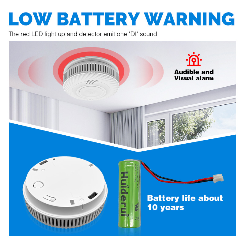 연동형 연기 감지기 10년 배터리 사용 EN14604  - Smoke Detector Interconnected 리뷰 및 가격