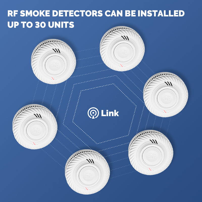 연동형 연기 감지기 10년 배터리 사용 EN14604  - Smoke Detector Interconnected 리뷰 및 가격